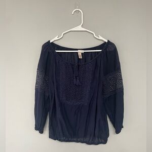 Arizona Jean Company - Navy Blue Blouse